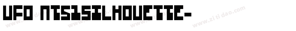 UFO nt51Silhouette字体转换